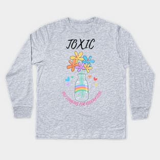 Toxic but longing for redemption Kids Long Sleeve T-Shirt